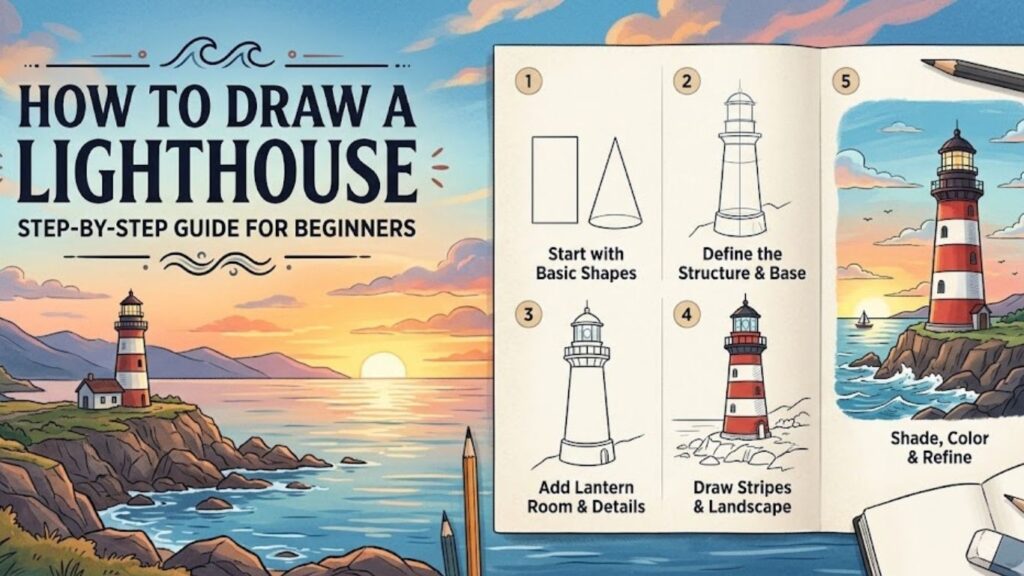 How to Draw a Lighthouse