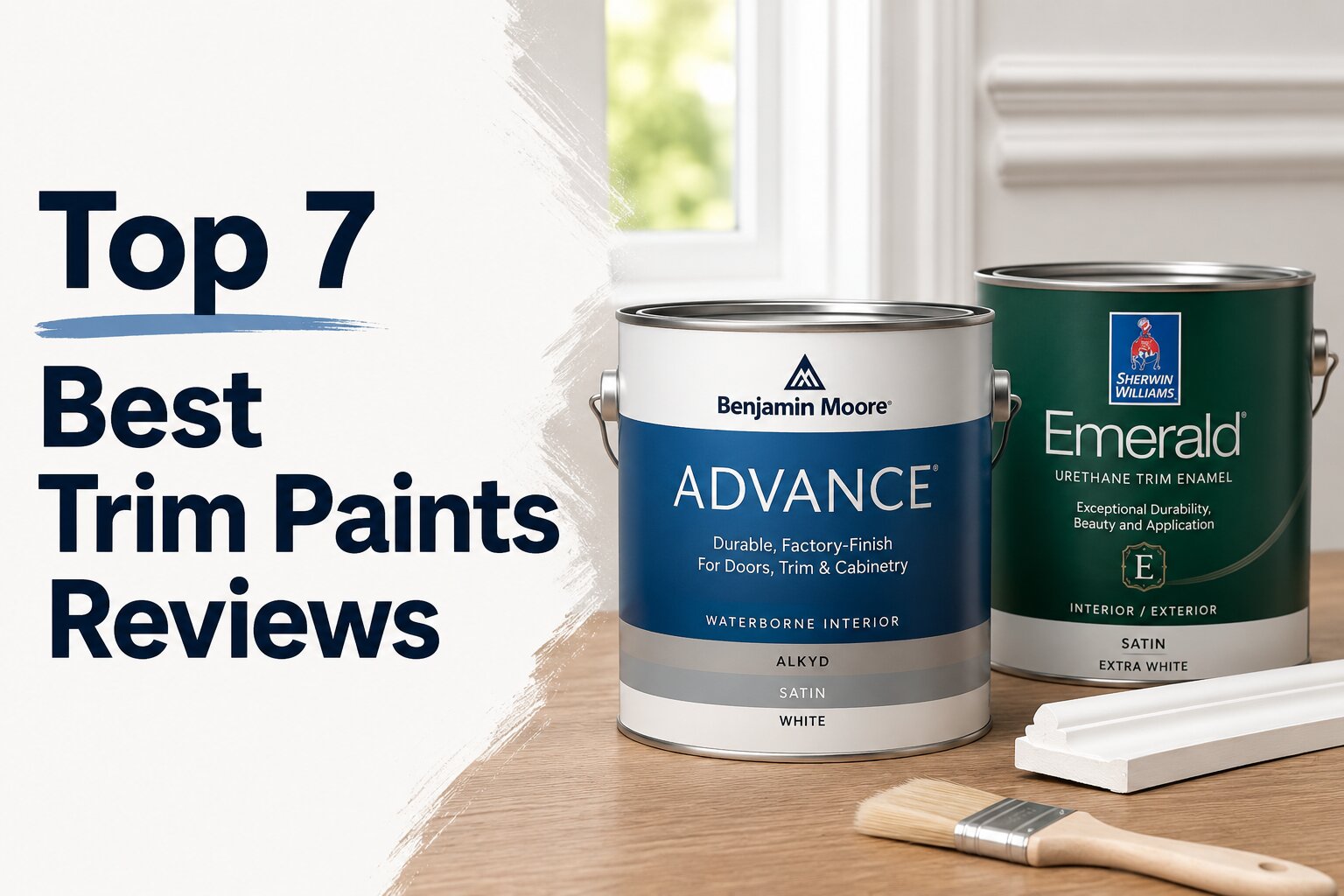 Top 7 Best Trim Paints Reviews