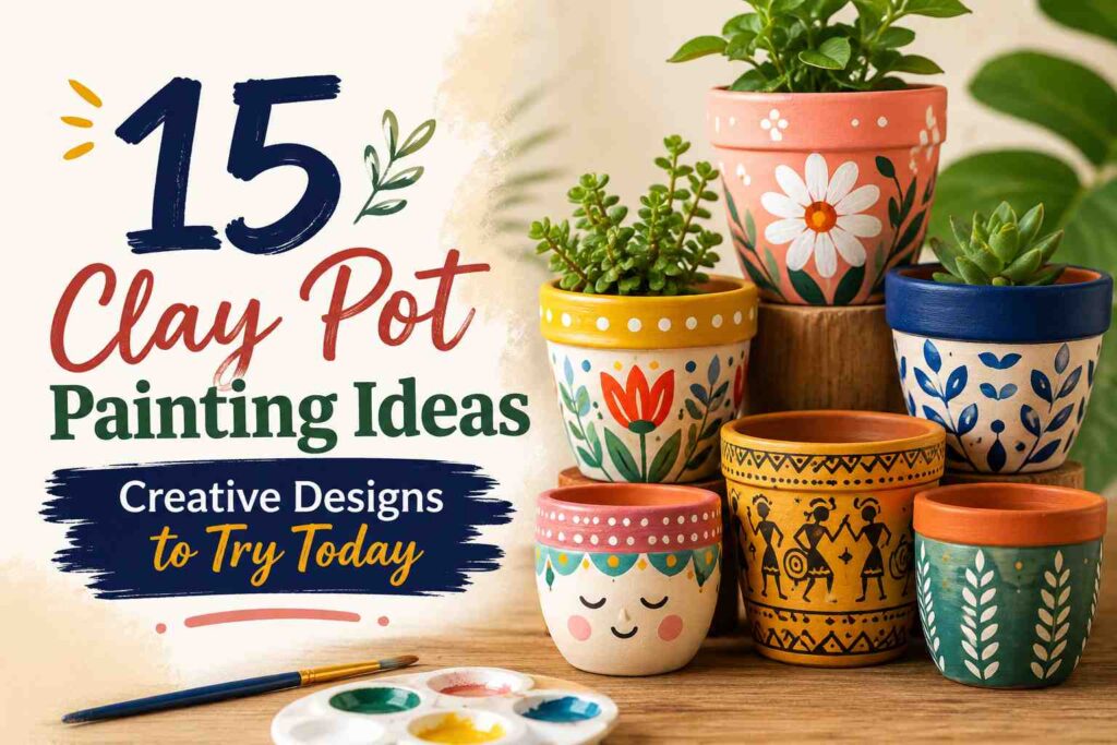 15 Clay Pot Painting Ideas