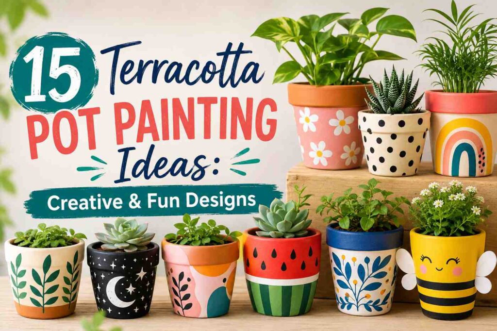 15 Terracotta Pot Painting Ideas