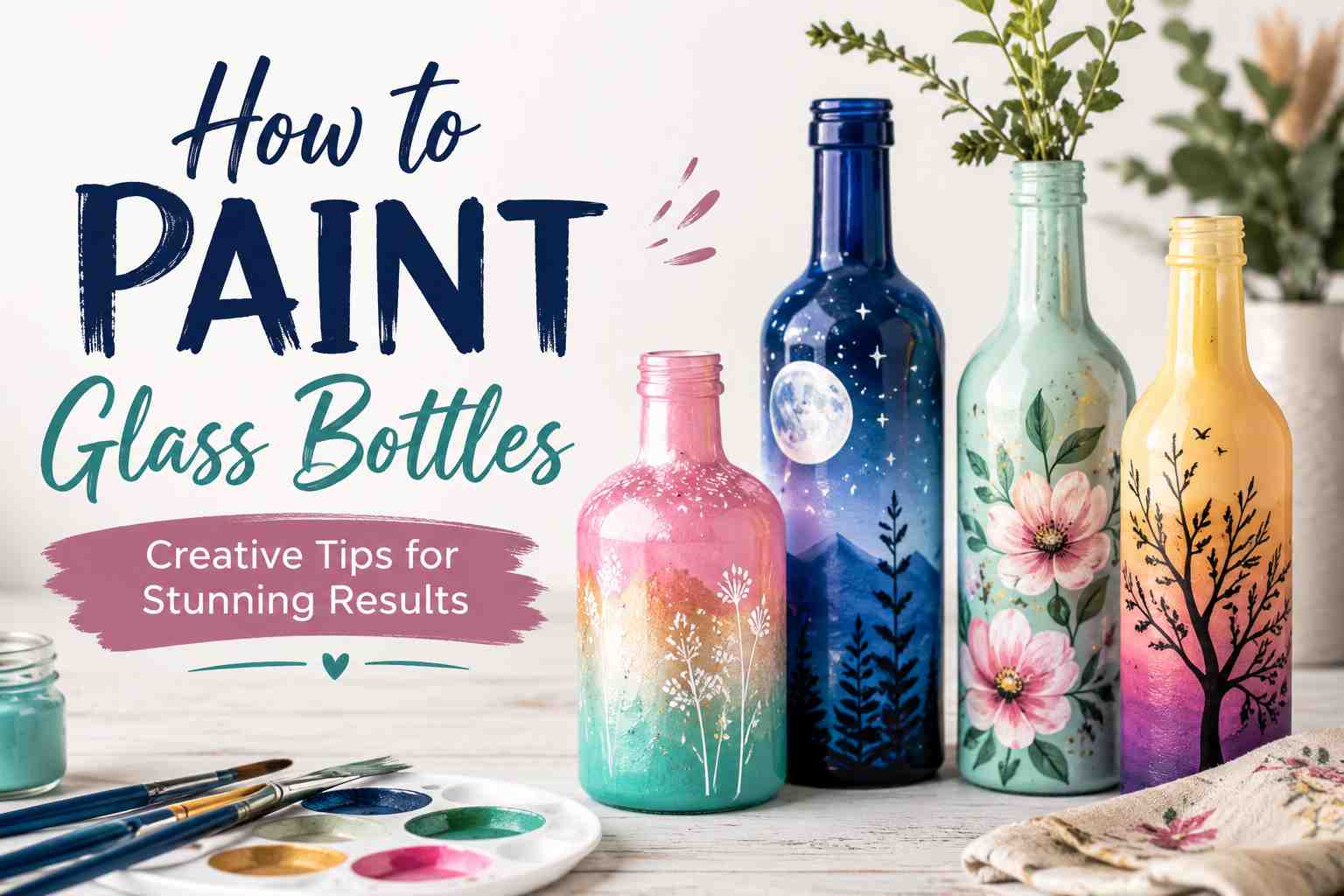How to Paint Glass Bottles: Creative Tips for Stunning Results
