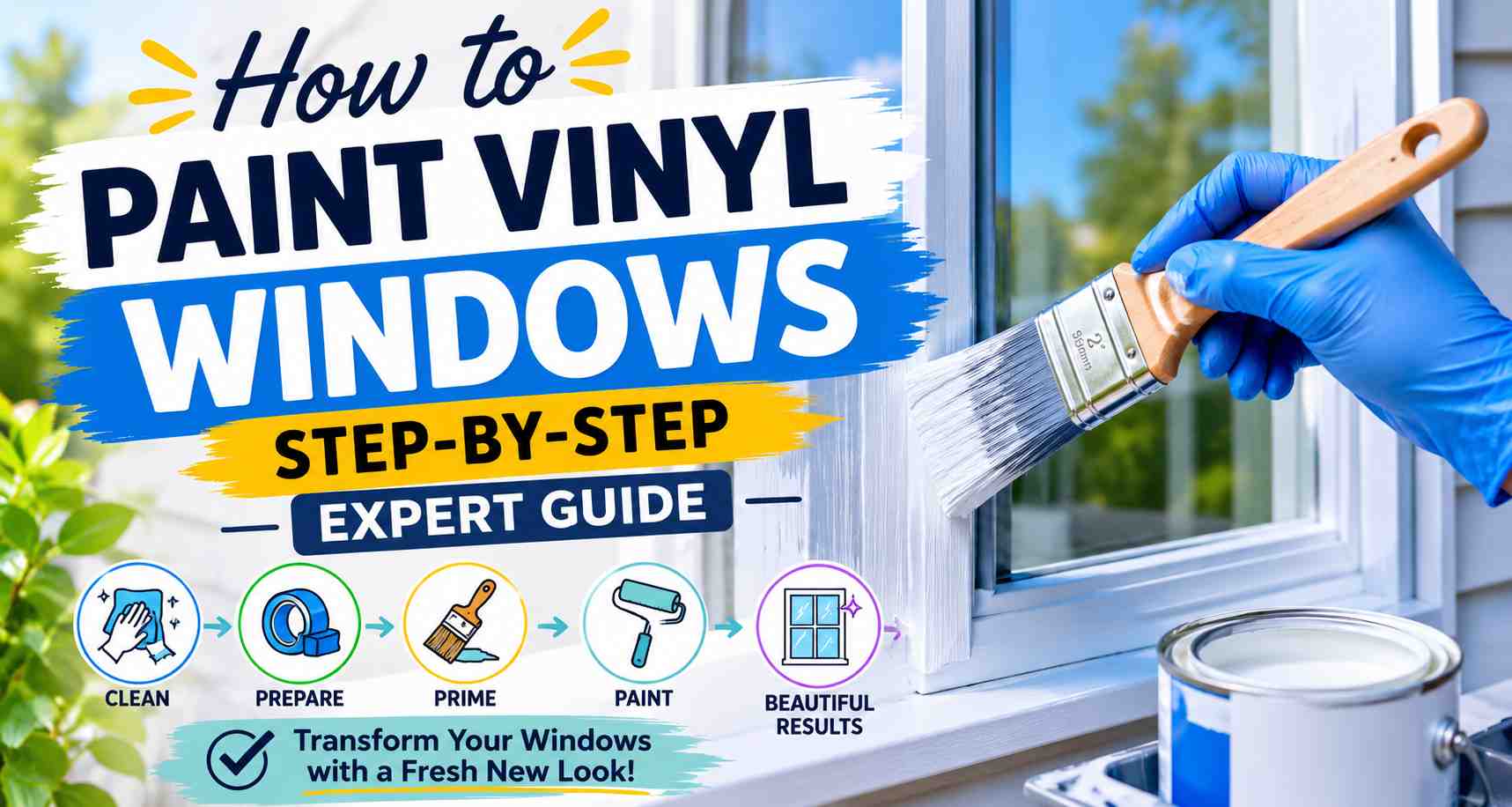 How to Paint Vinyl Windows: Step-by-Step Expert Guide