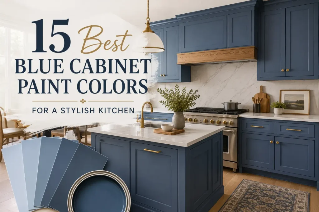 15 Best Blue Cabinet Paint Colors for a Stylish Kitchen