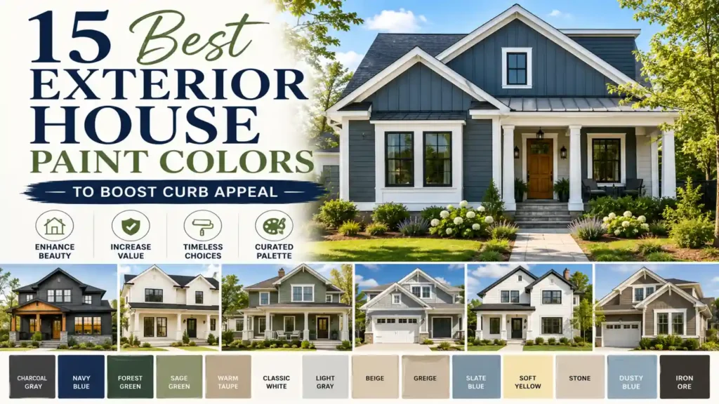 15 Best Exterior House Paint Colors to Boost Curb Appeal