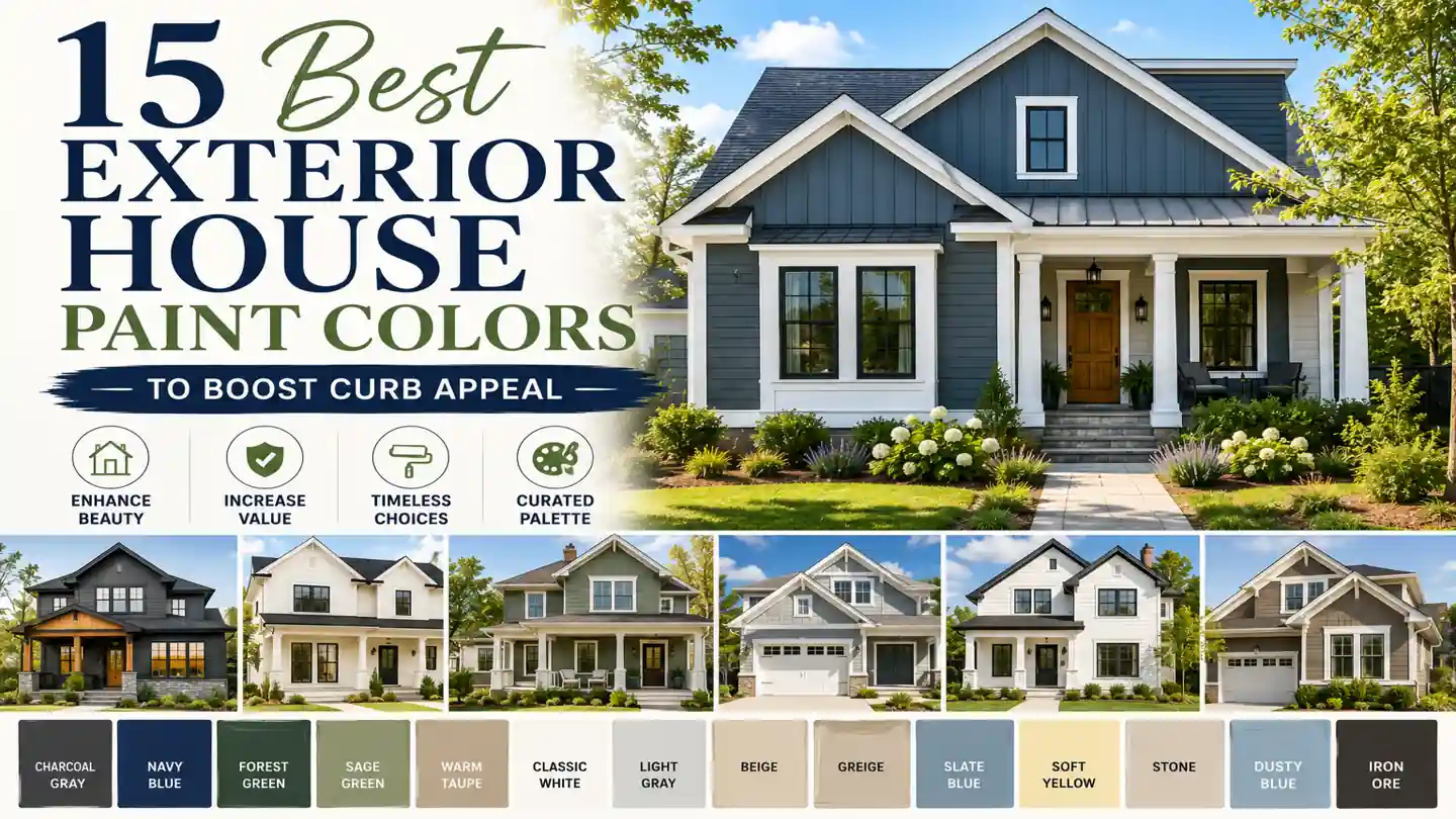 15 Best Exterior House Paint Colors to Boost Curb Appeal