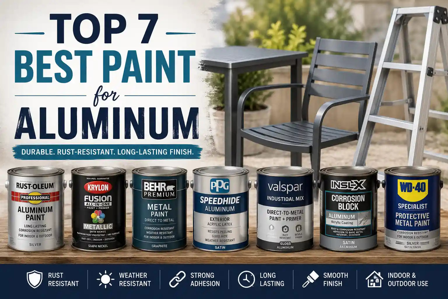 Top 7 Best Paint for Aluminum