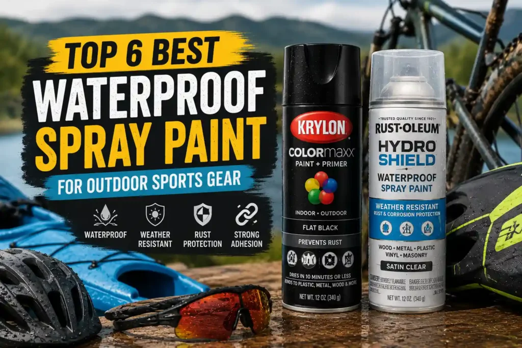 Top 6 Best Waterproof Spray Paint for Outdoor Sports Gear