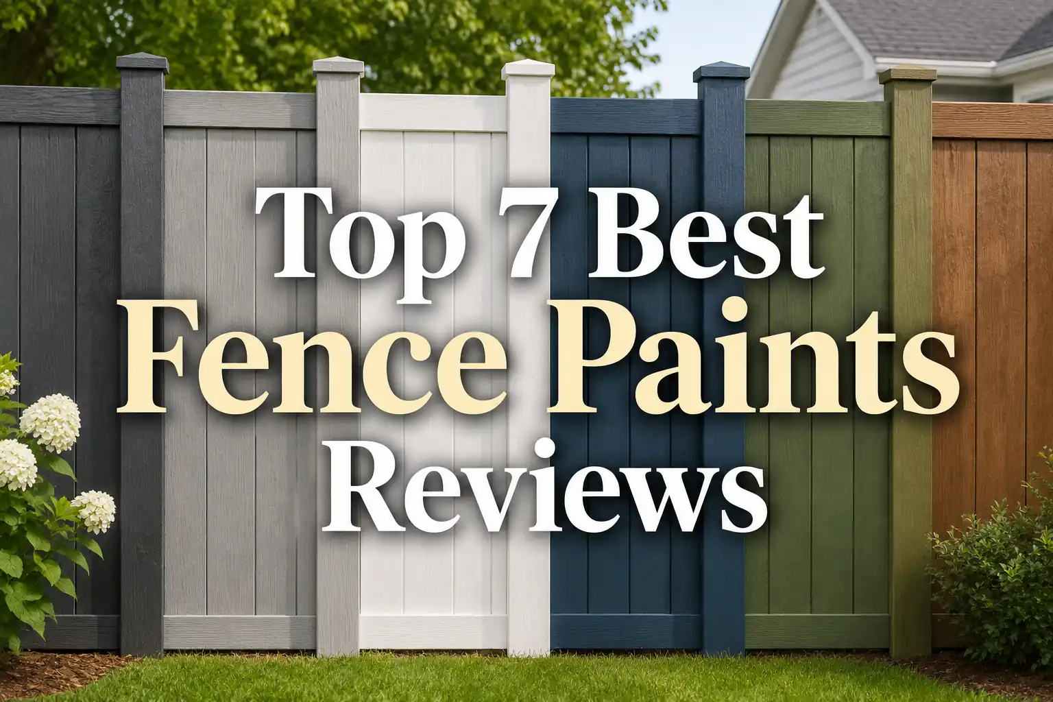 Top 7 Best Fence Paints Reviews