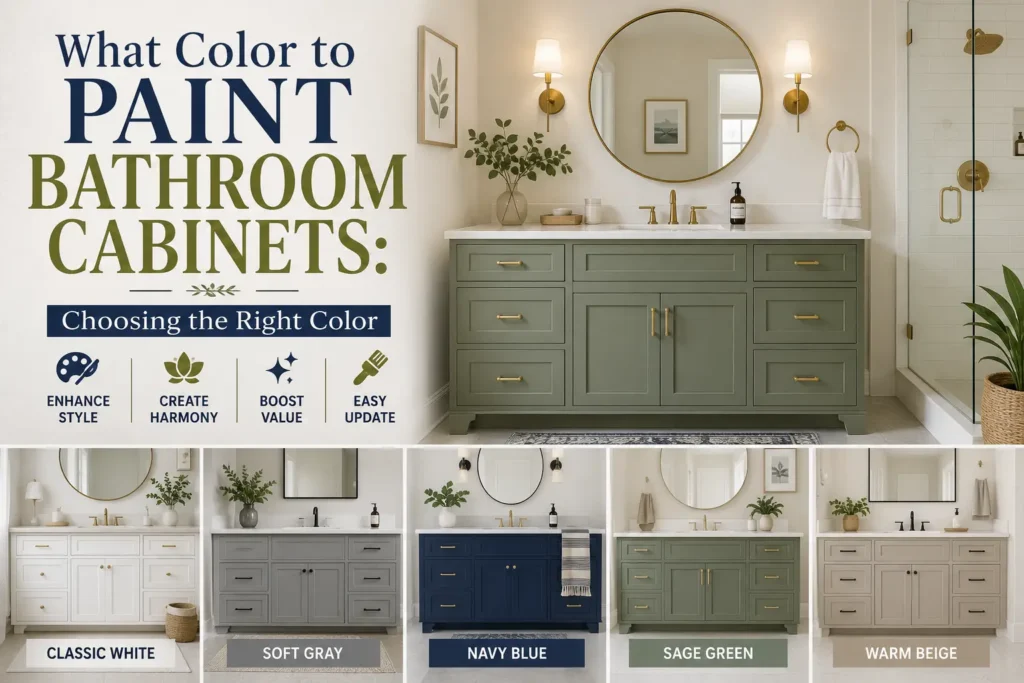 What Color to Paint Bathroom Cabinets: Choosing the Right Color