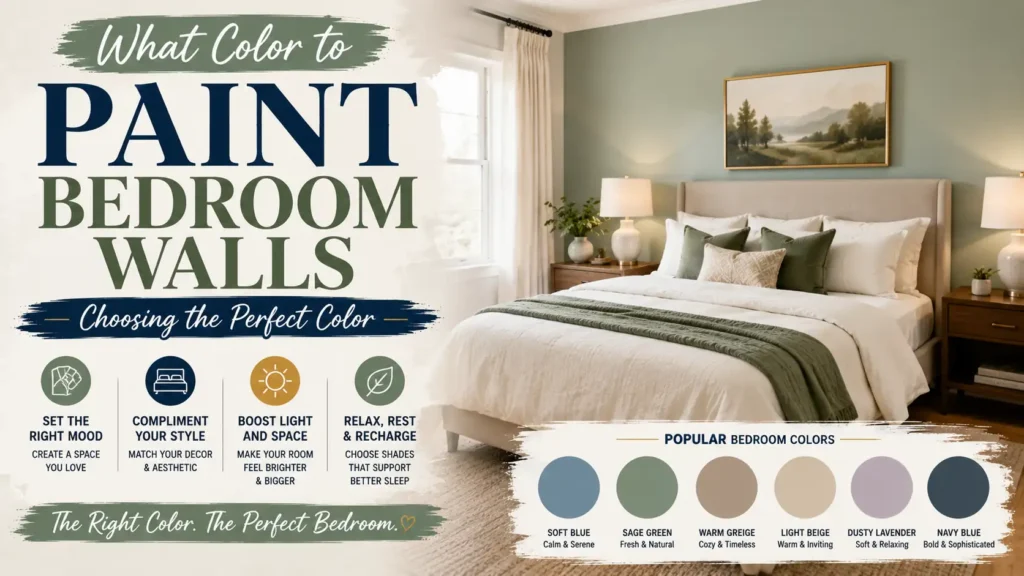 What Color to Paint Bedroom Walls: Choosing the Perfect Color