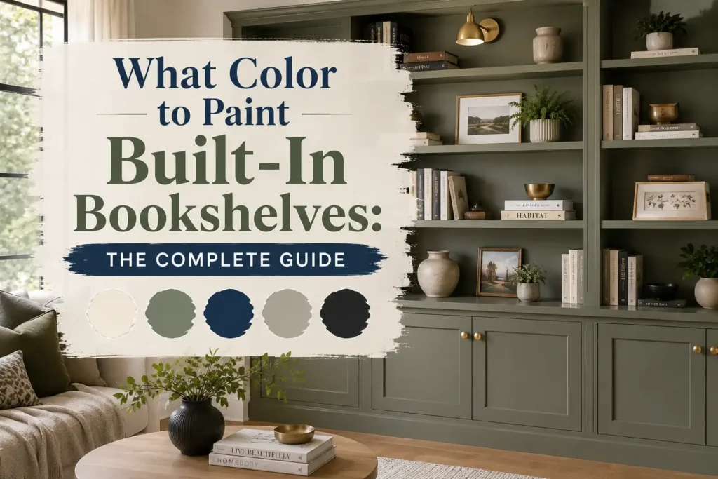 What Color to Paint Built-In Bookshelves: The Complete Guide