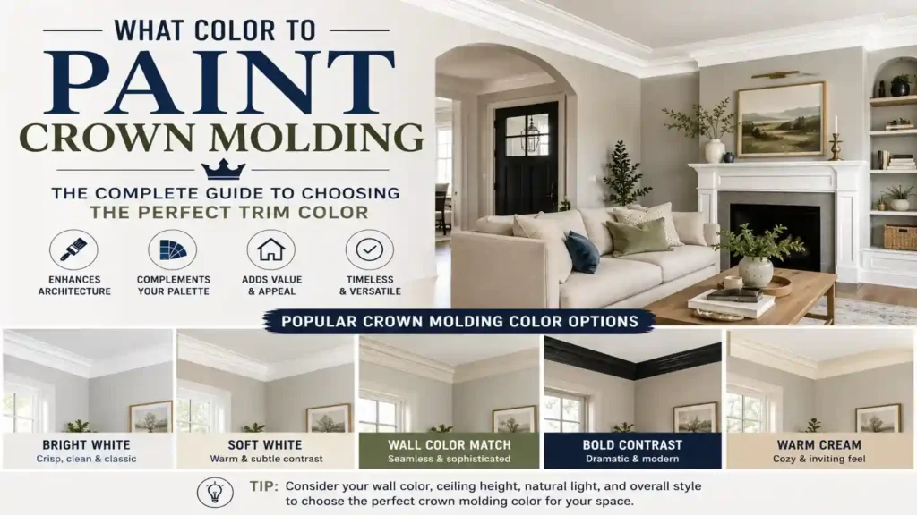What Color to Paint Crown Molding: Choosing the Perfect Color