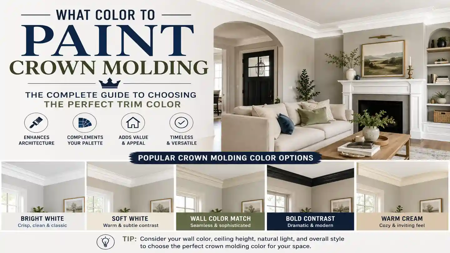 What Color to Paint Crown Molding: Choosing the Perfect Color