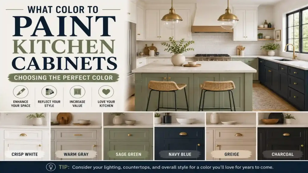 What Color to Paint Kitchen Cabinets: Choosing the Perfect Color