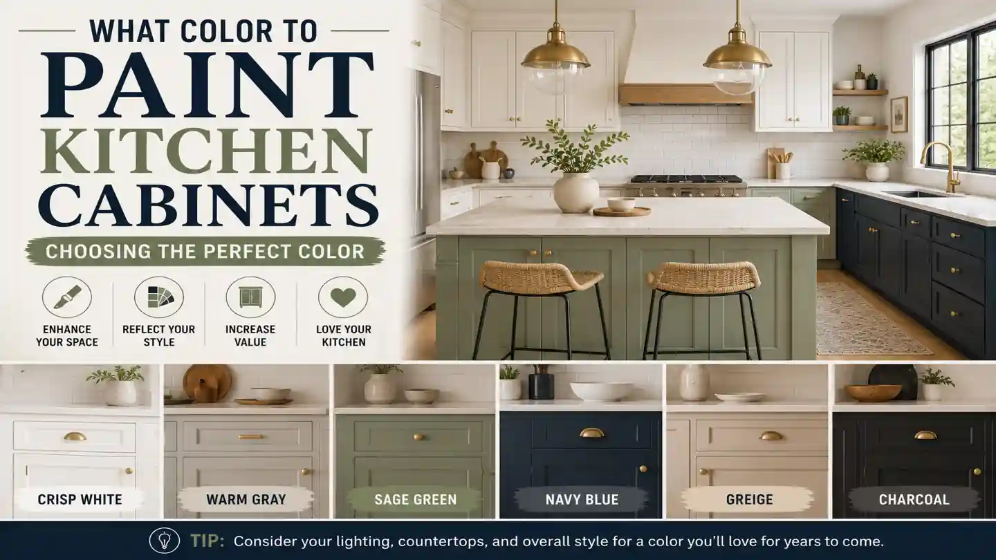 What Color to Paint Kitchen Cabinets: Choosing the Perfect Color