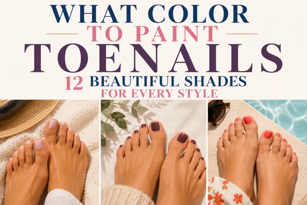 What Color to Paint Toenails: 12 Beautiful Shades for Every Style