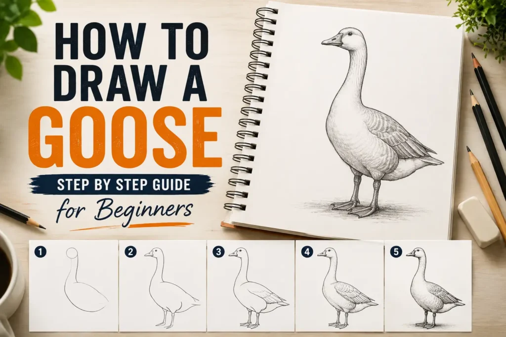 How to Draw a Goose: Step by Step Guide for Beginners