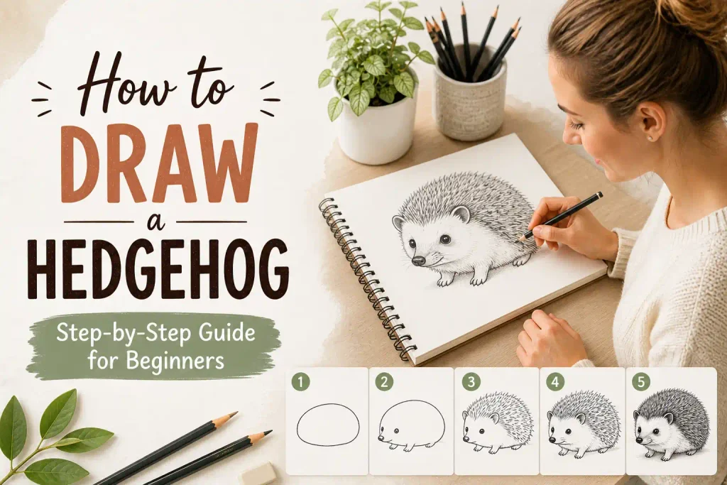 How to Draw a Hedgehog: Step-by-Step Guide for Beginners