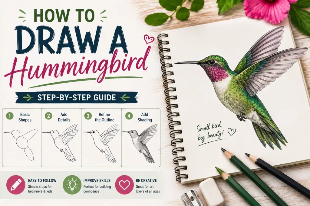 How to Draw a Hummingbird: Step-by-Step Guide