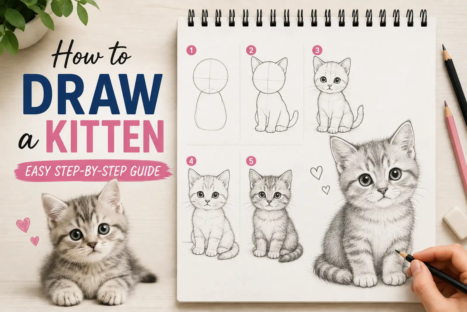 How to Draw a Kitten: Easy Step-by-Step Guide