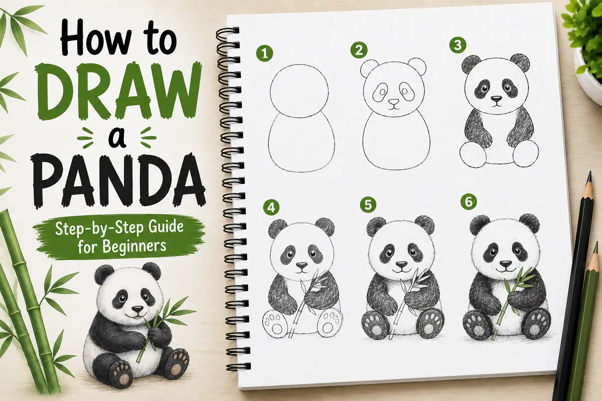 How to Draw a Panda: Step-by-Step Guide for Beginners
