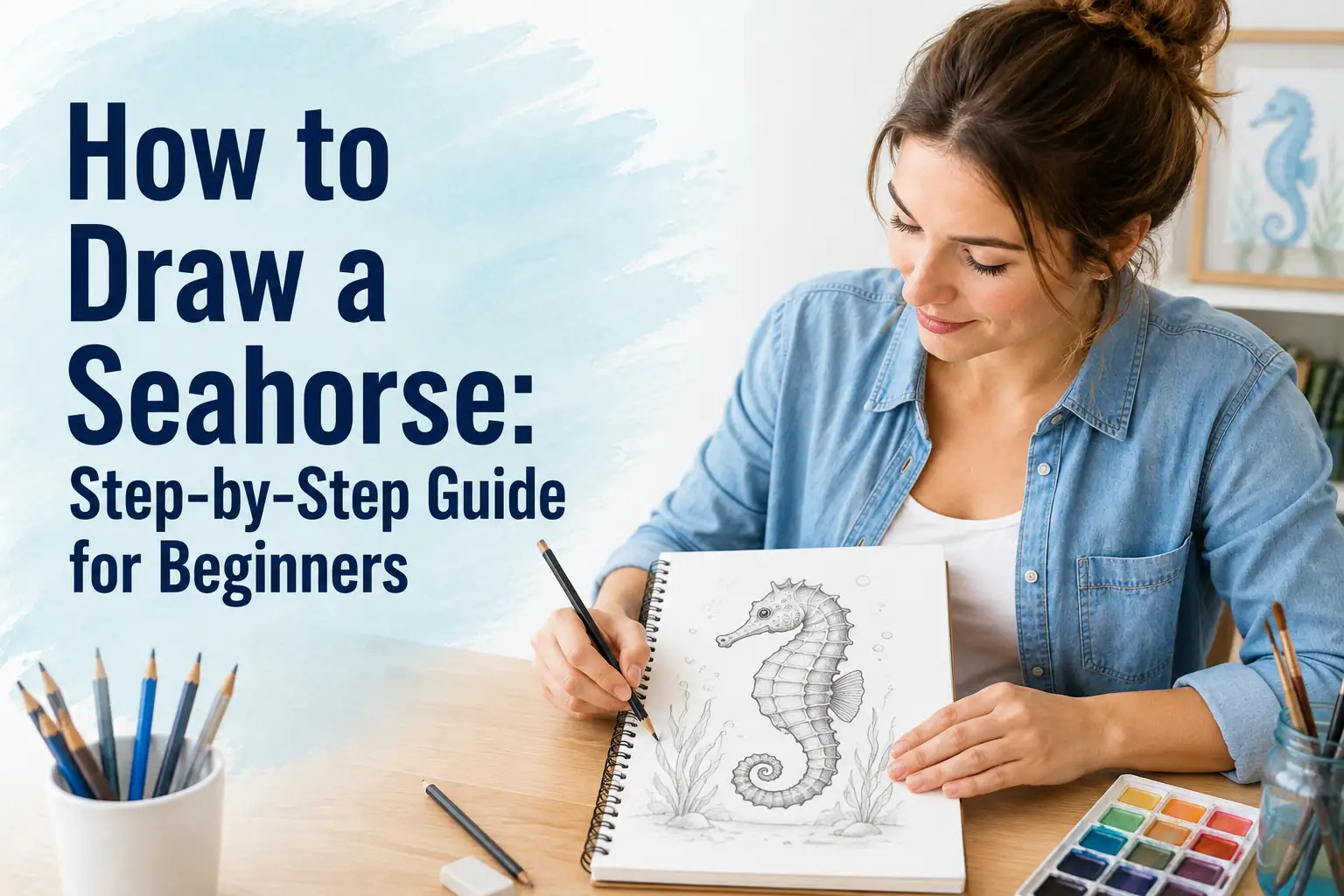 How to Draw a Seahorse: Step-by-Step Guide for Beginners