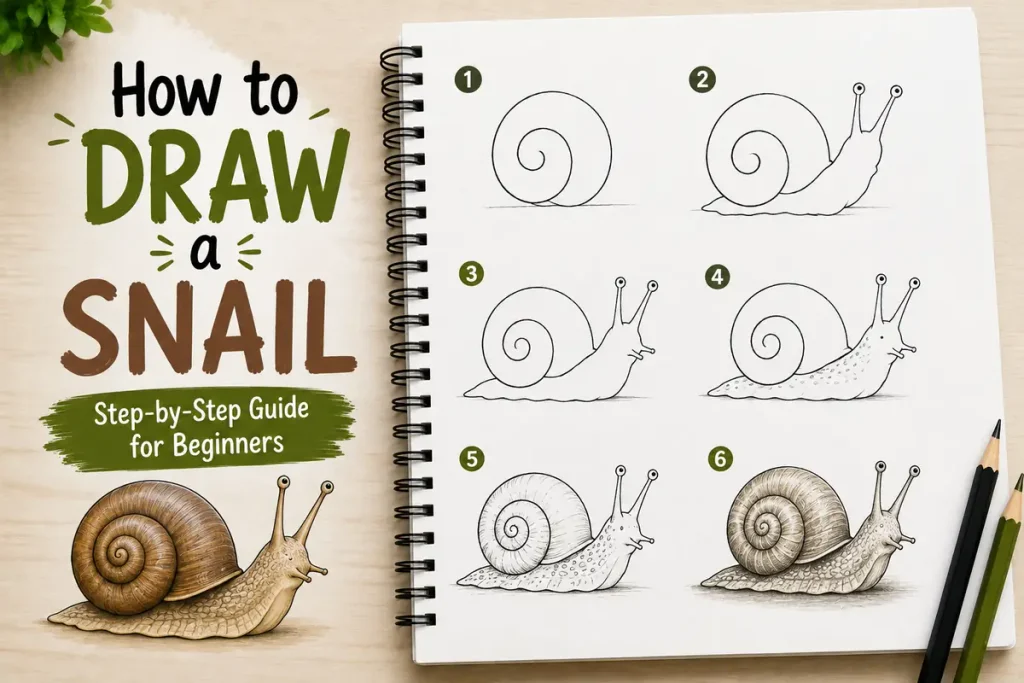 How to Draw a Snail: Step-by-Step Guide for Beginners