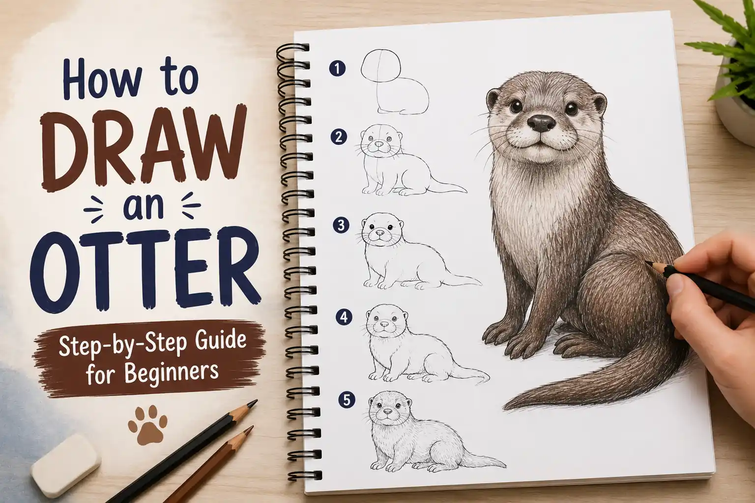 How to Draw an Otter: Step-by-Step Guide for Beginners