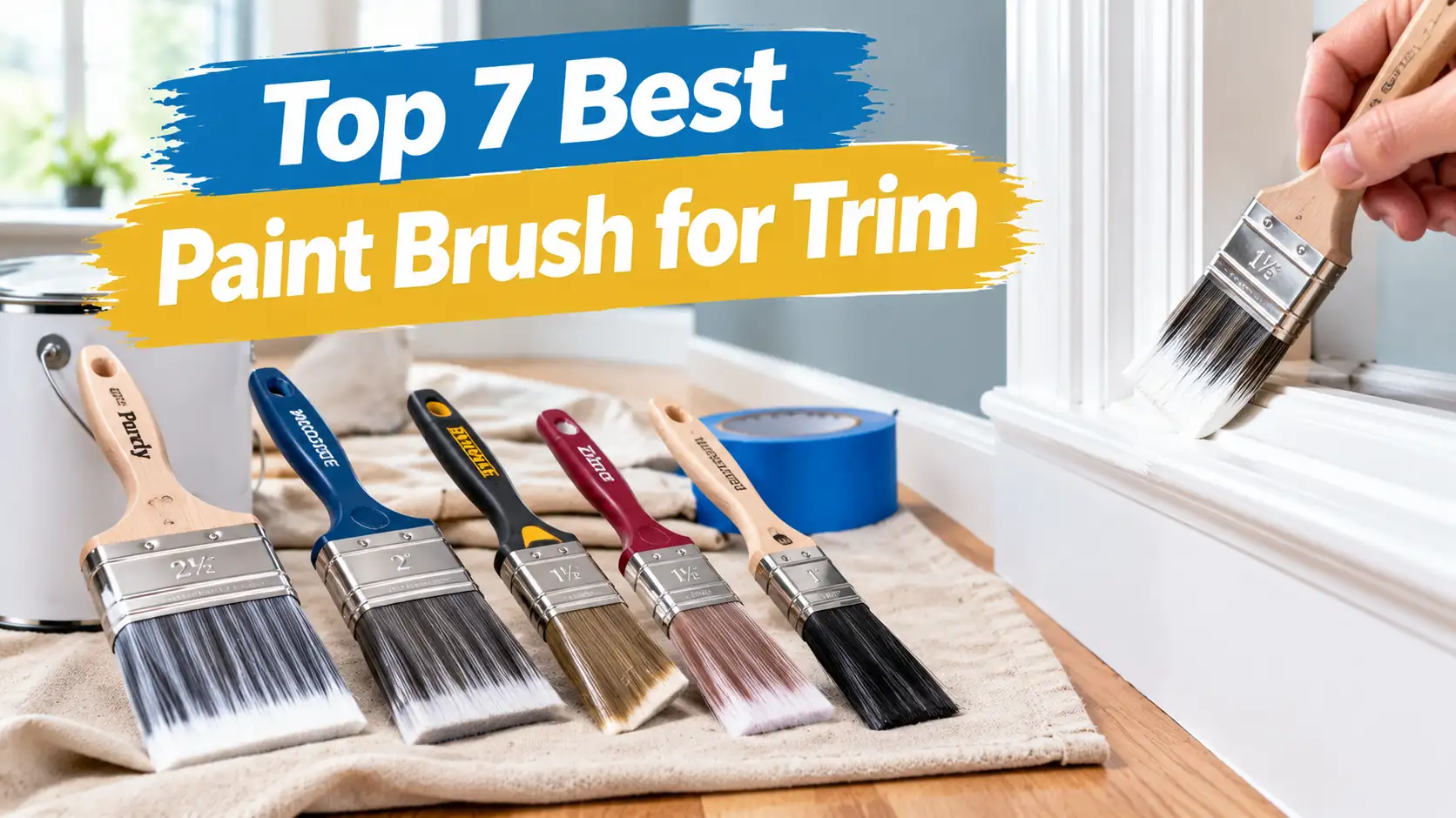 Top 7 Best Paint Brush for Trim