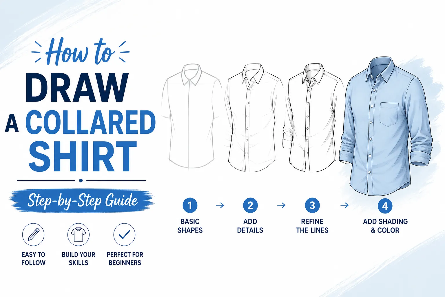 How to Draw a Collared Shirt: Step-by-Step Guide