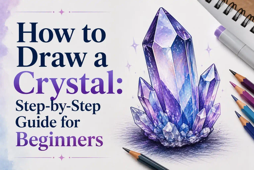 How to Draw a Crystal: Step-by-Step Guide for Beginners