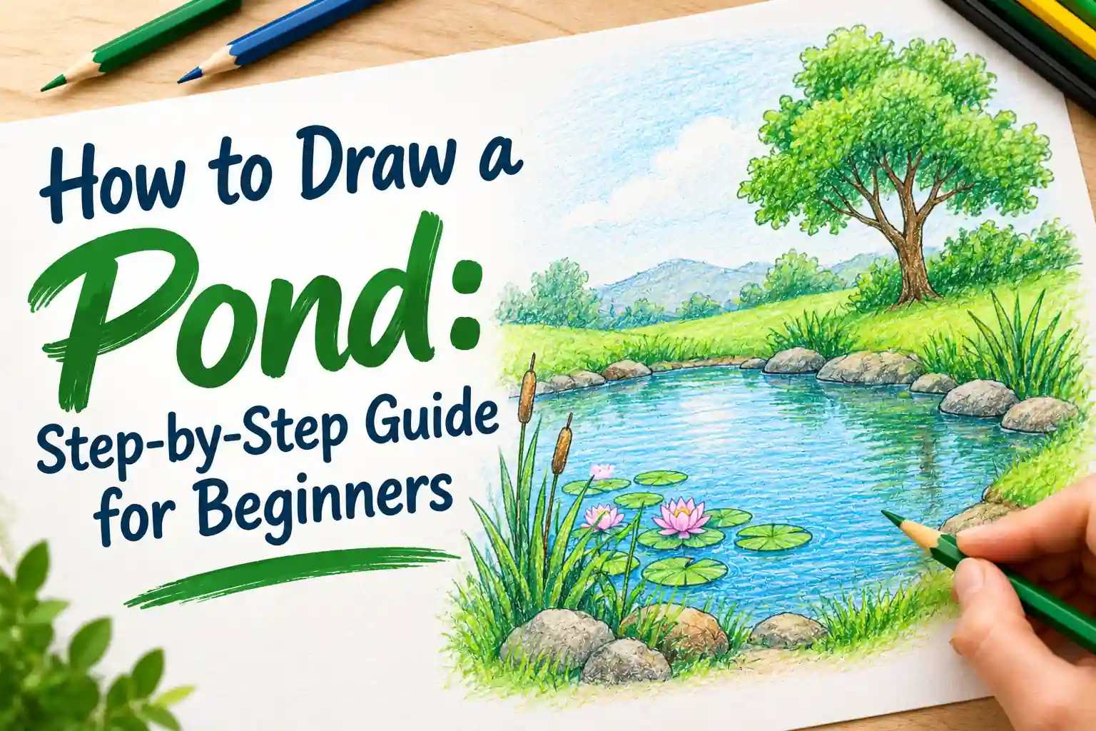 How to Draw a Pond: Step-by-Step Guide for Beginners