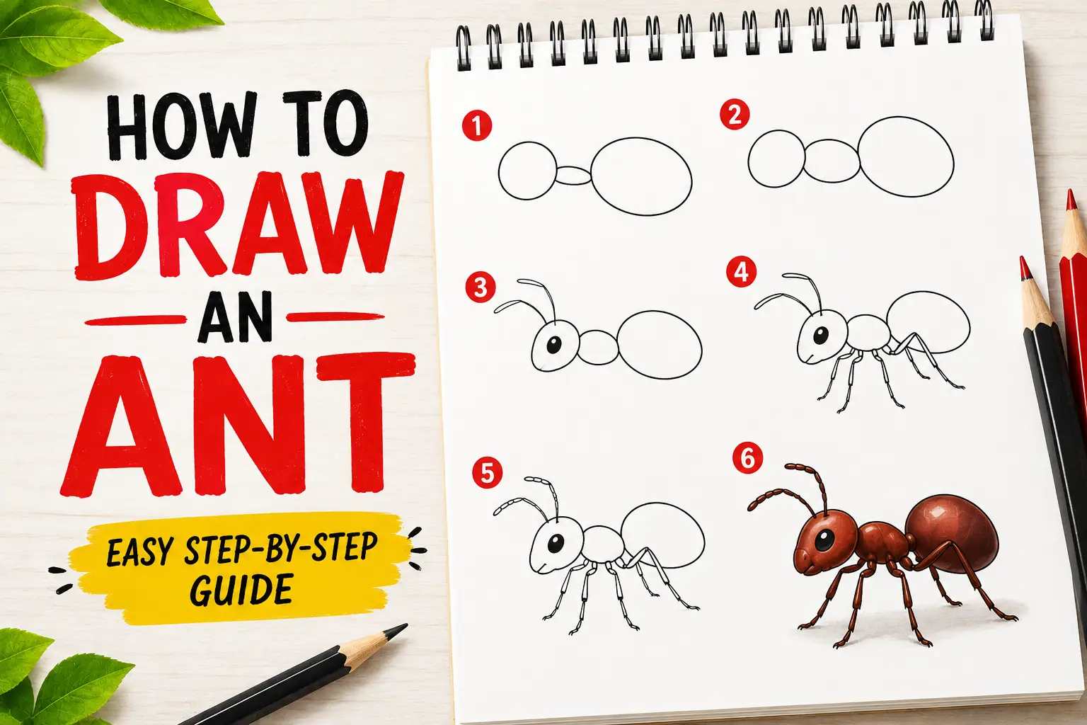 How to Draw an Ant: Easy Step-by-Step Guide