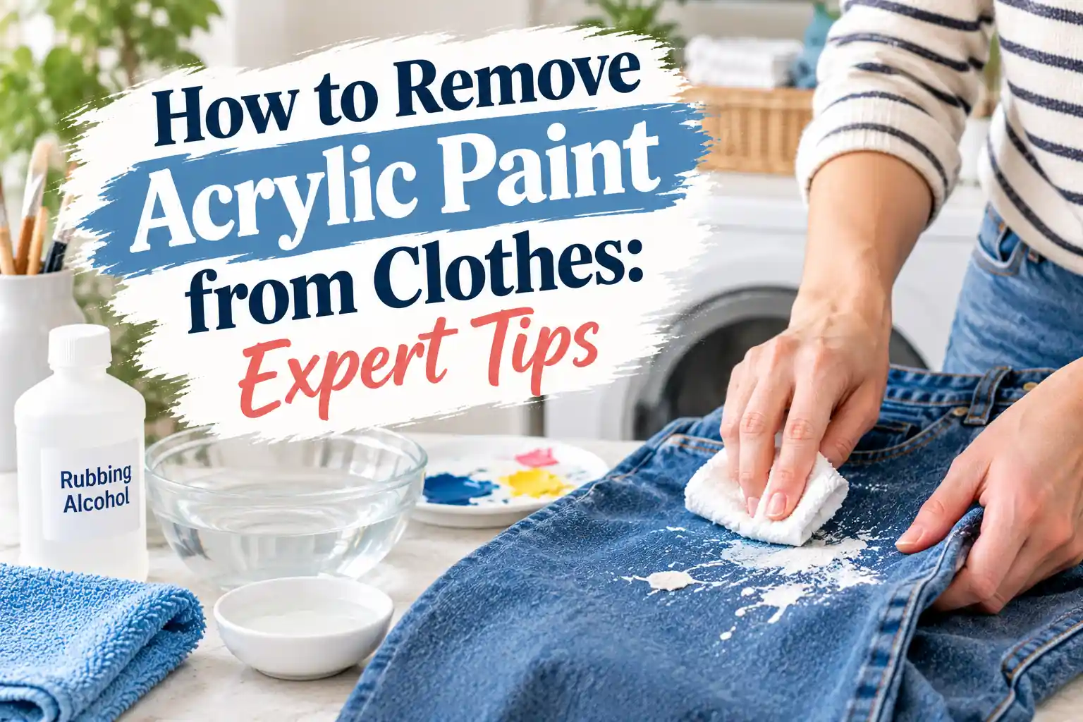 How to Remove Acrylic Paint from Clothes: Expert Tips