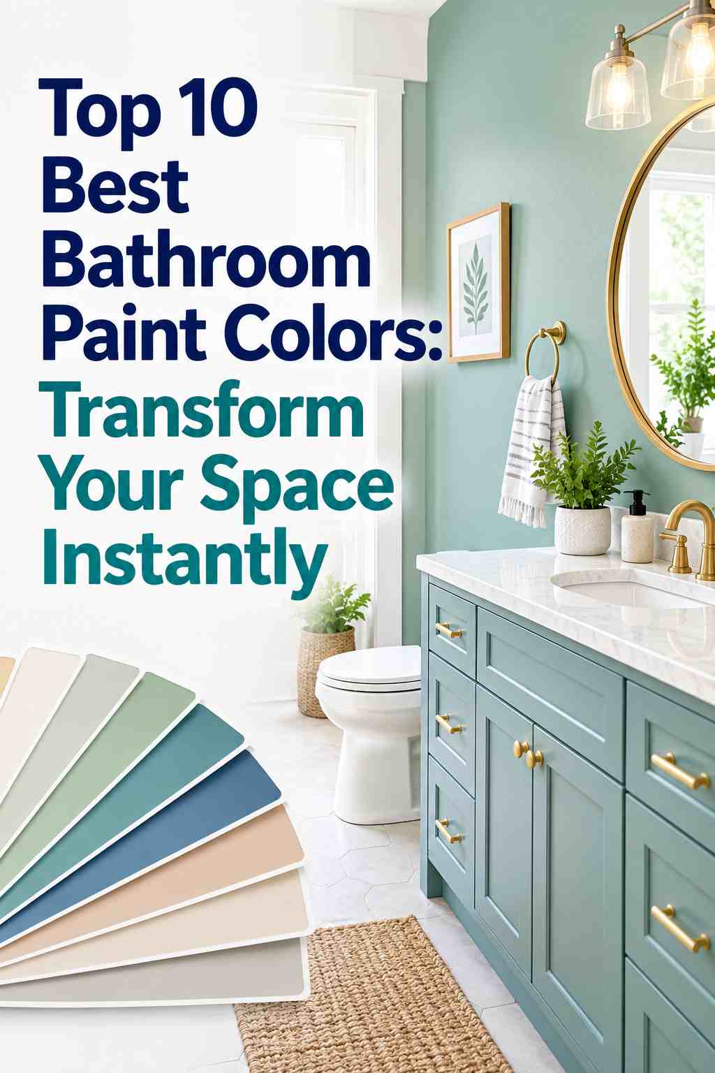 Top 10 Best Bathroom Paint Colors: Transform Your Space Instantly