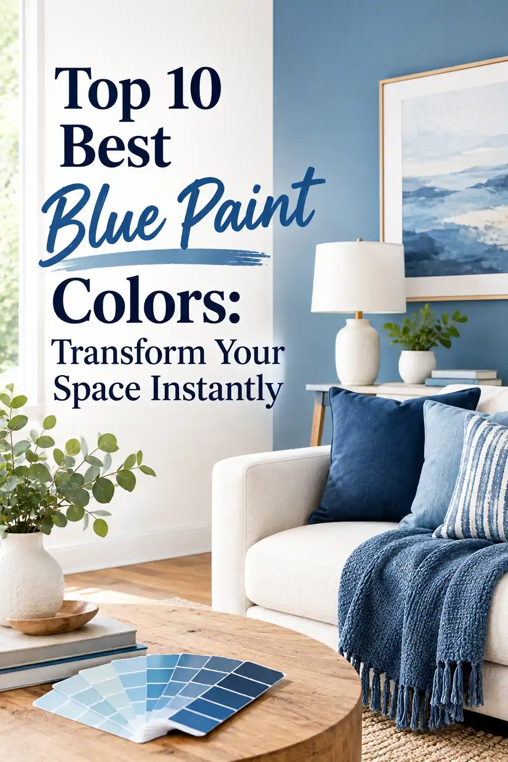 Top 10 Best Blue Paint Colors: Transform Your Space Instantly