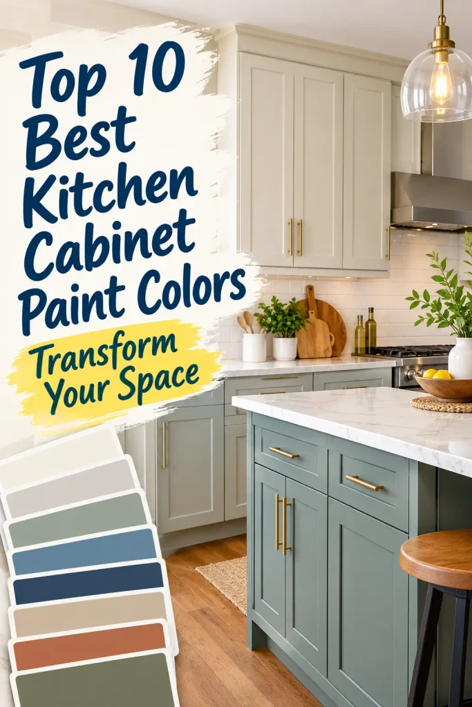 Top 10 Best Kitchen Cabinet Paint Colors: Transform Your Space