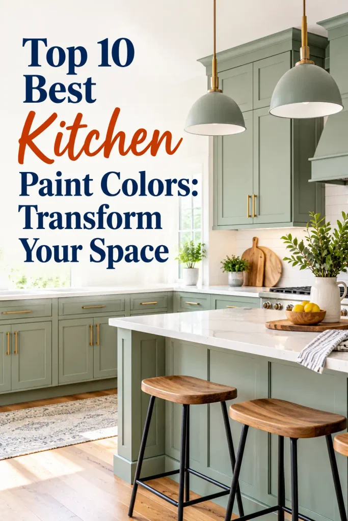 Top 10 Best Kitchen Paint Colors: Transform Your Space