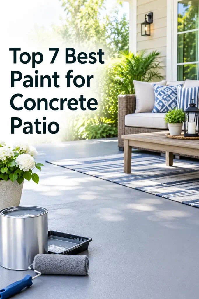 Top 7 Best Paint for Concrete Patio