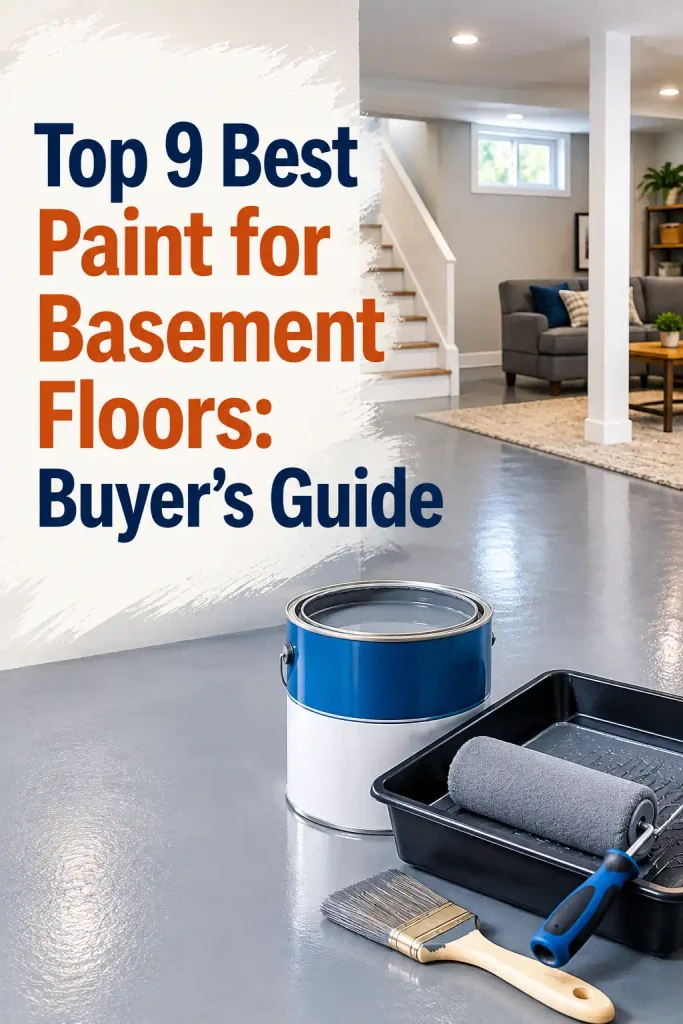 Top 9 Best Paint for Basement Floors: Buyer's Guide