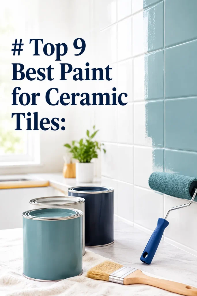 Top 9 Best Paint for Ceramic Tiles: Complete Buying Guide