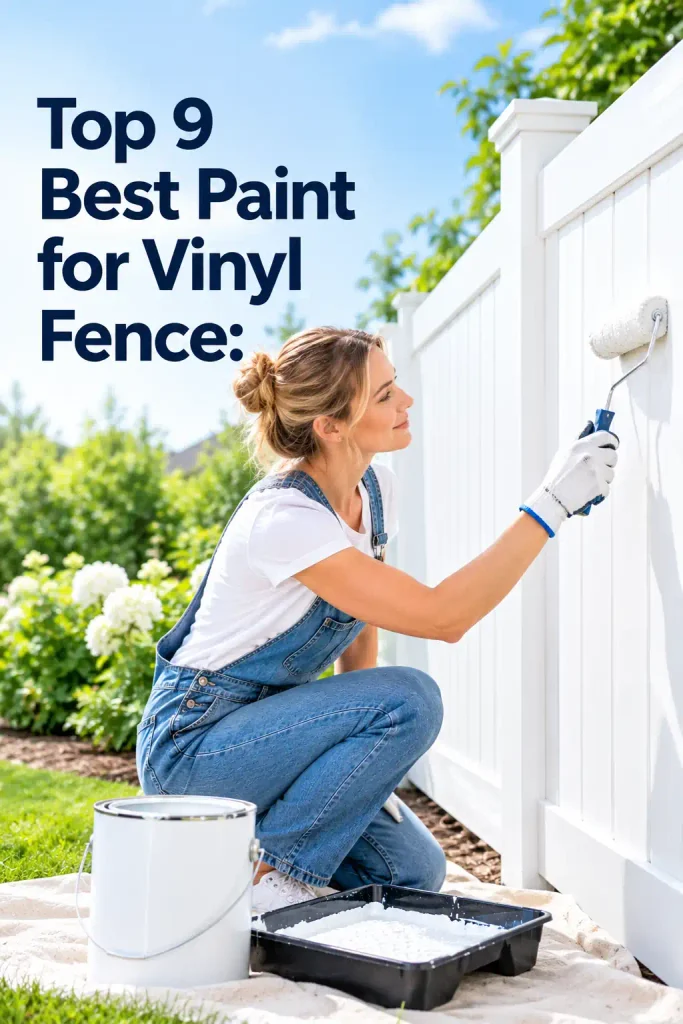 Top 9 Best Paint for Vinyl Fence
