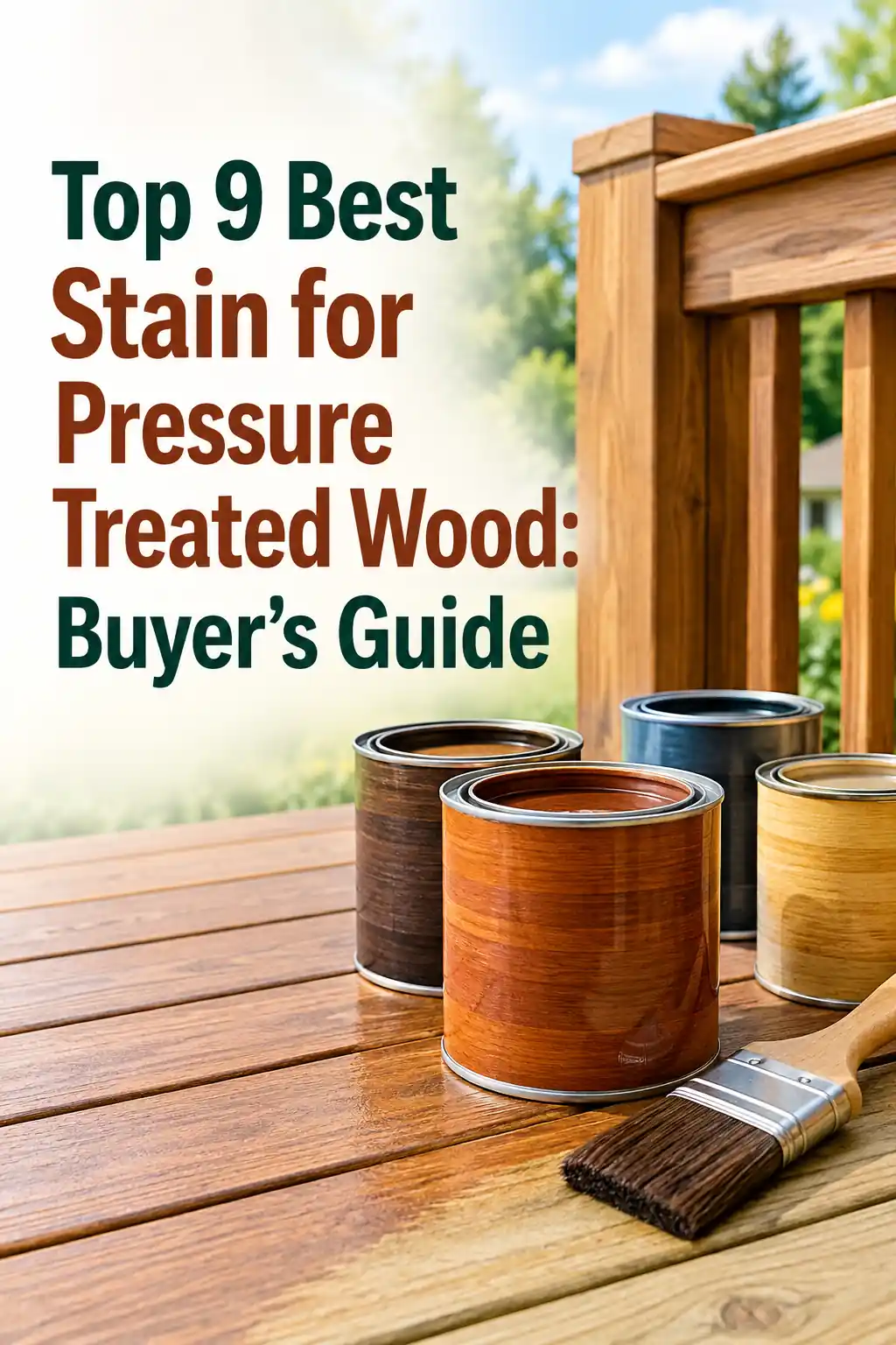 Top 9 Best Stain for Pressure Treated Wood: Buyer's Guide